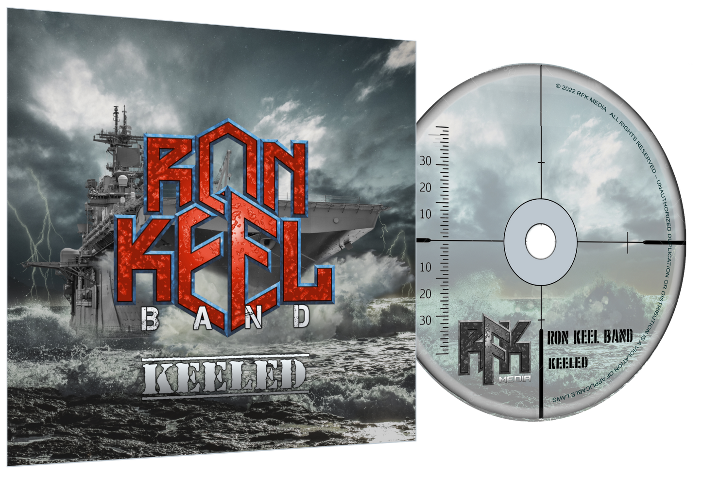 KEELED - Ron Keel Band CD/EP signed by Ron Keel