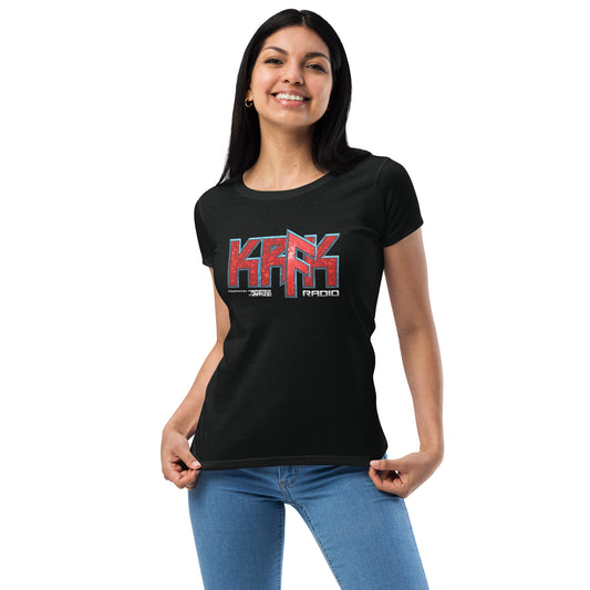 KRFK women’s fitted t-shirt