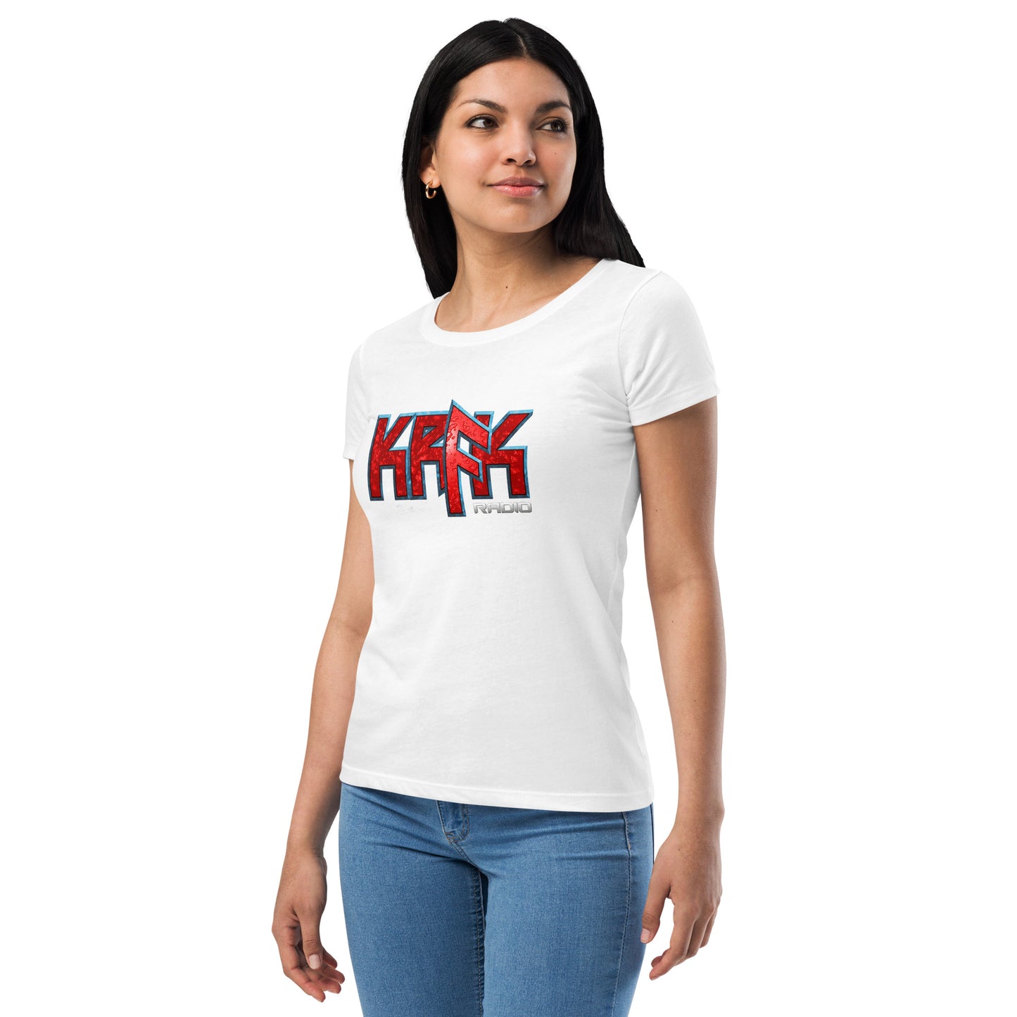 KRFK women’s fitted t-shirt