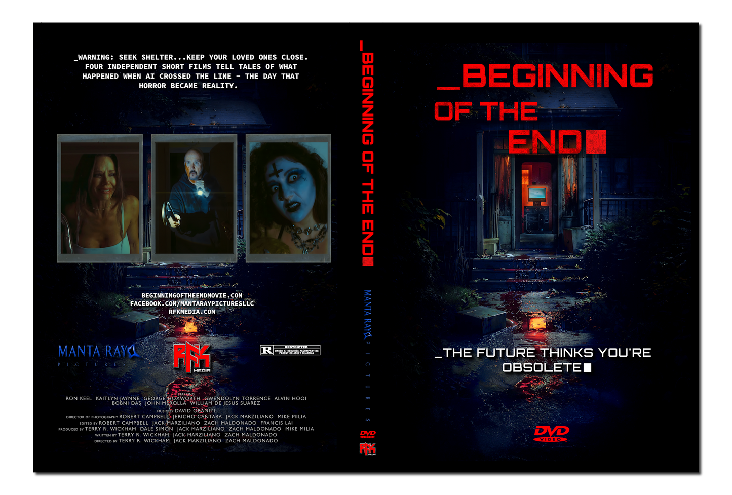 DVD Movie: BEGINNING OF THE END - autographed by Ron Keel