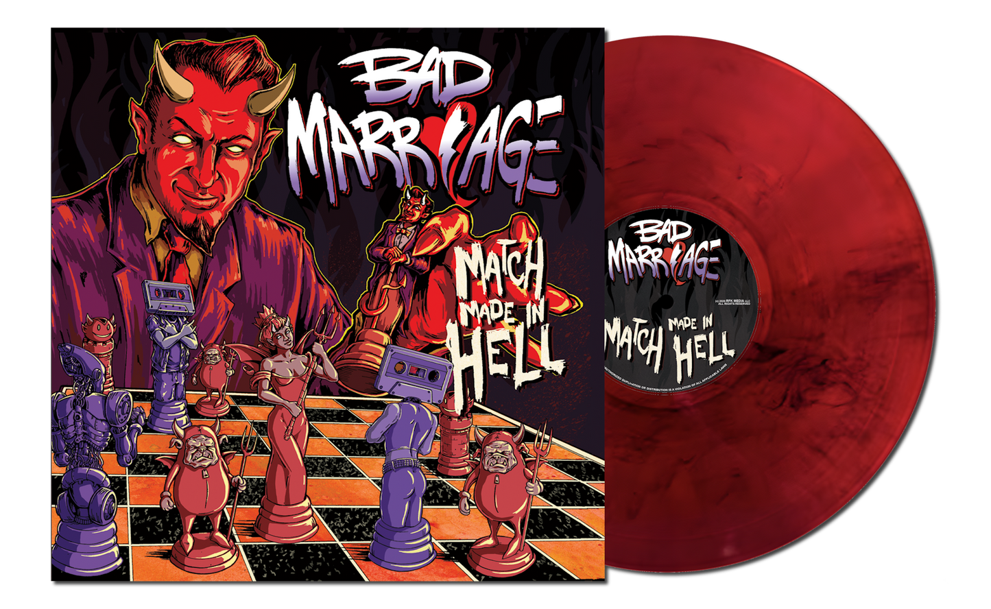 BAD MARRIAGE "Match Made In Hell" Vinyl LP