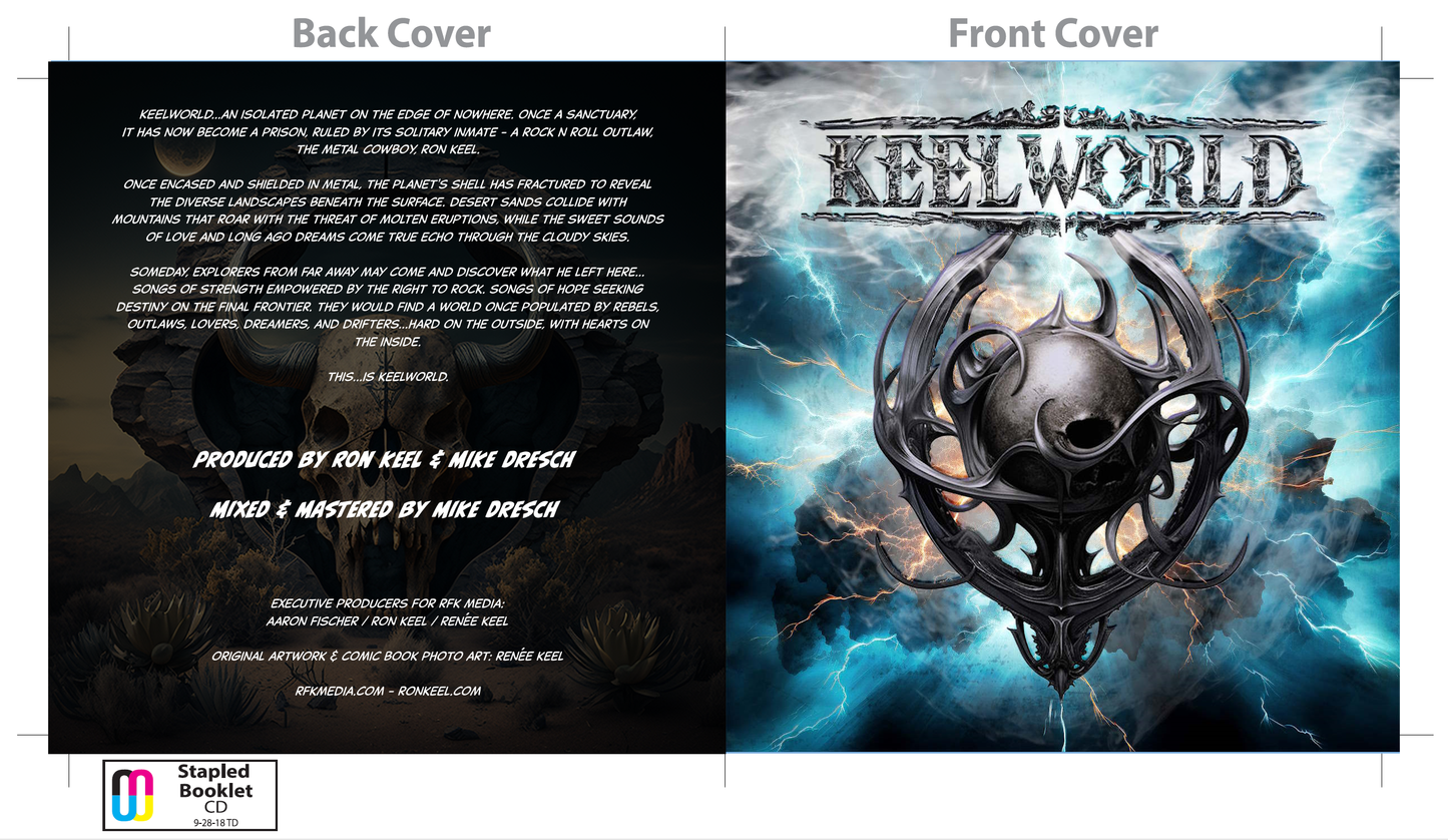 KEELWORLD: Signed CD - brand new 2024 music from Ron Keel Band / Steeler / KEEL and more