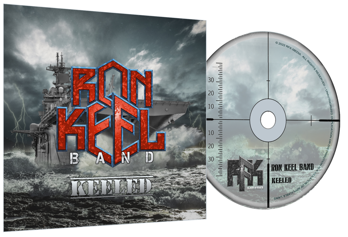 KEELED - Ron Keel Band  CD/EP signed by Ron Keel