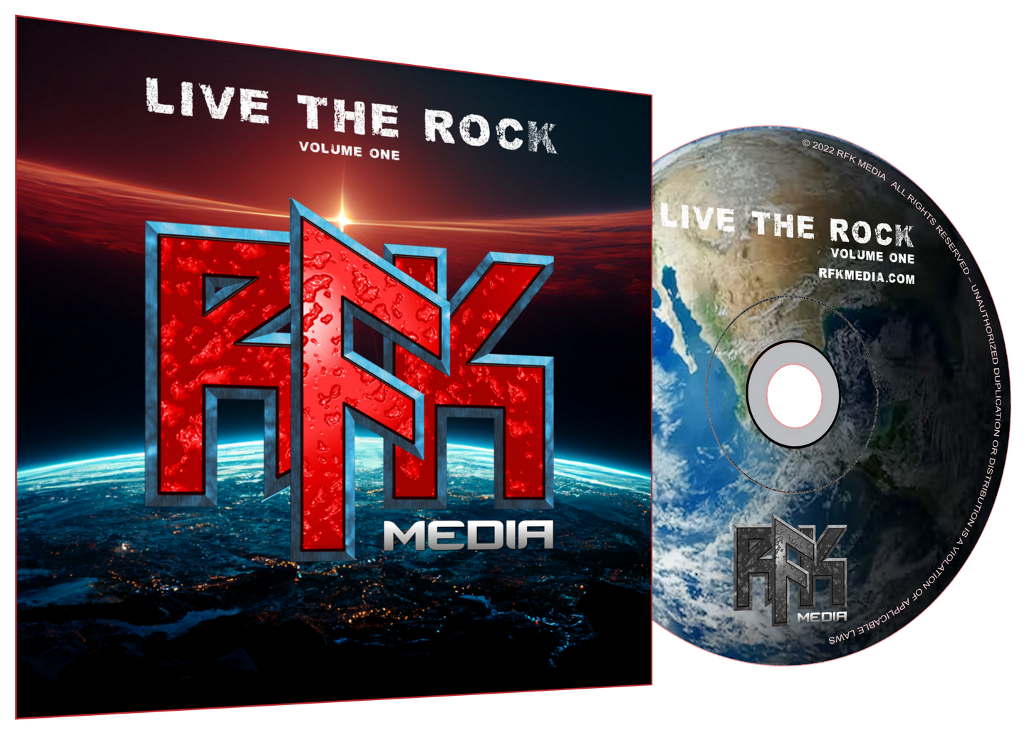 LIVE THE ROCK Volume One CD