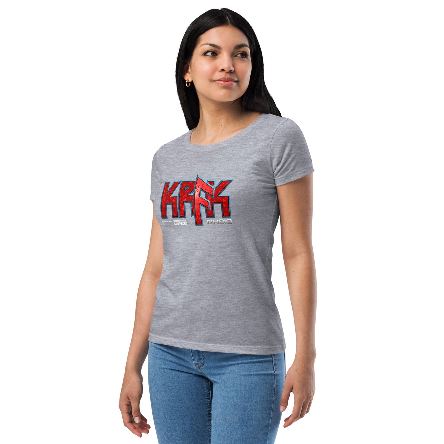 KRFK women’s fitted t-shirt